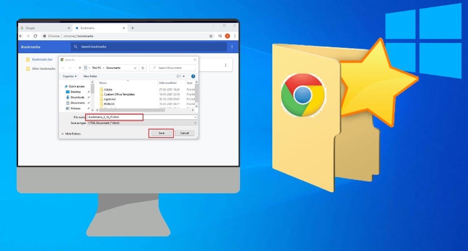 How to Back up and Restore Chrome Bookmarks