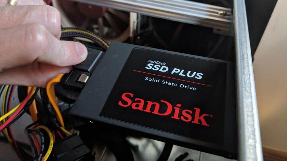 SSD drives storage