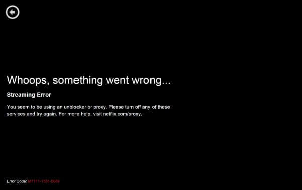 expressvpn netflix proxy error