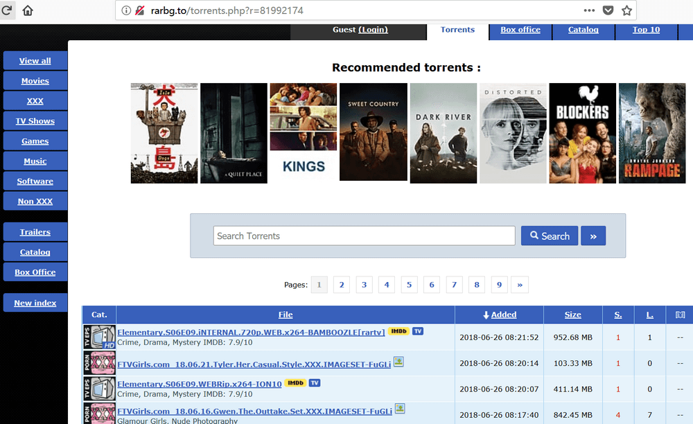 best torrenting sites 2018 rarbg