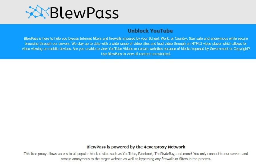 Blewpass Home Page