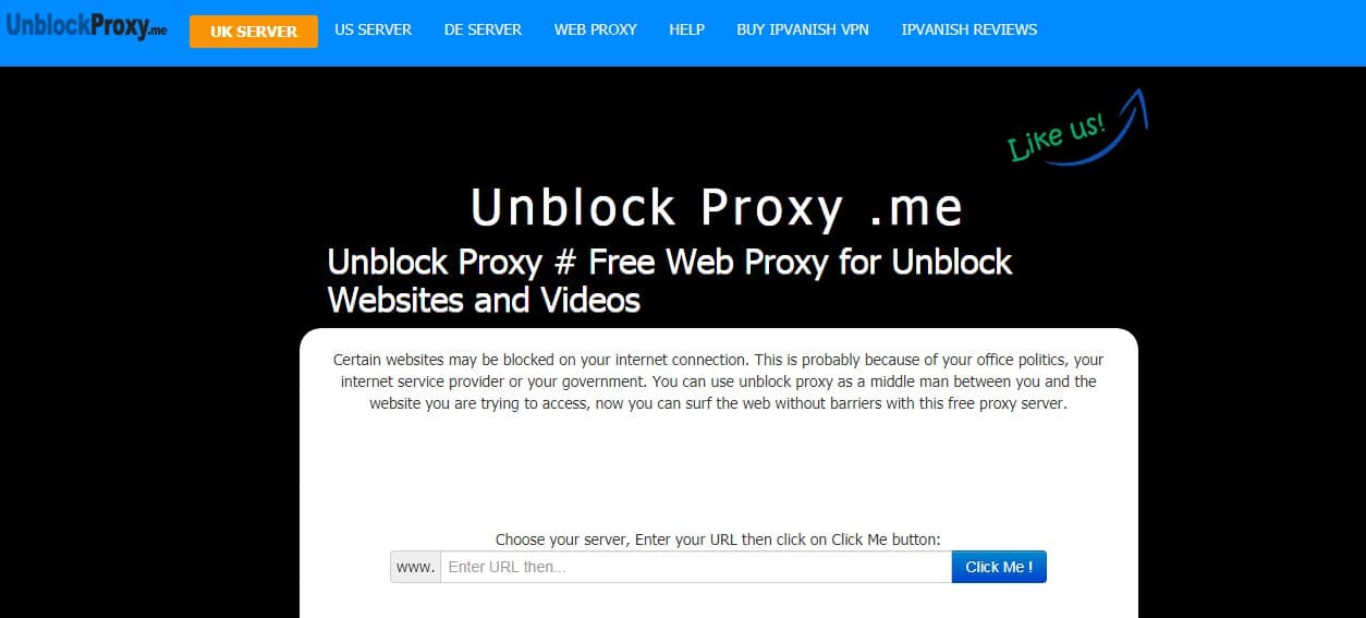 Unblock Proxy Home Page