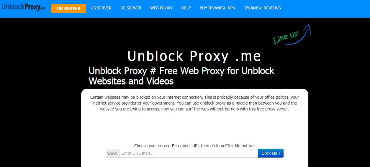 free proxy website