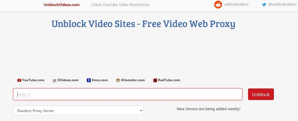 Unblock Videos Home Page