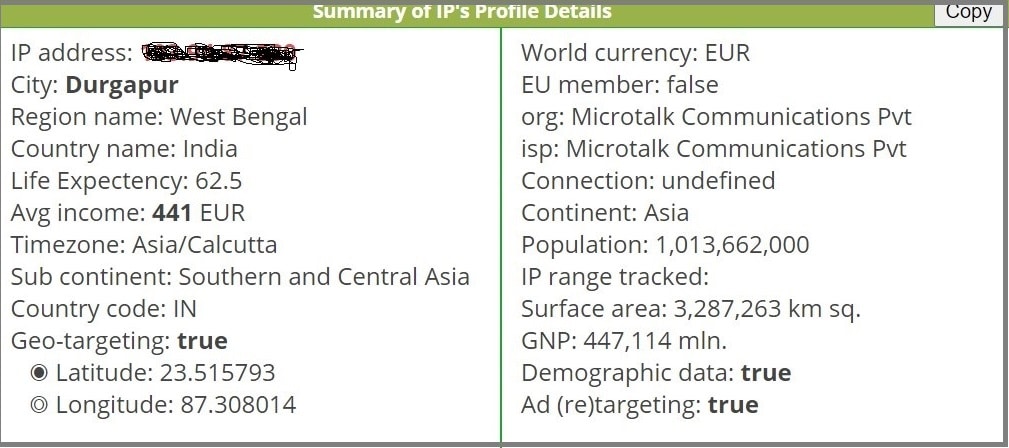 opentracker ip track Summary