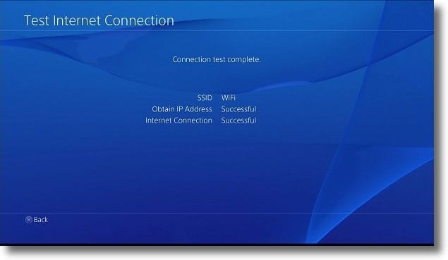 ps4 Proxy Connection Test