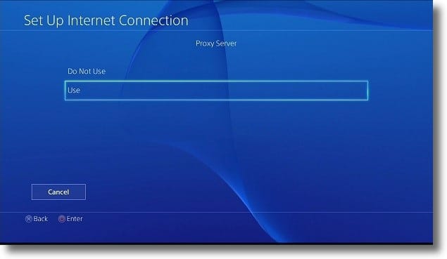 ps4 proxy server icon with use