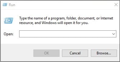 run program window