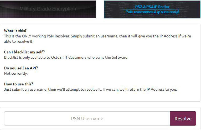 PSN Resolver overview