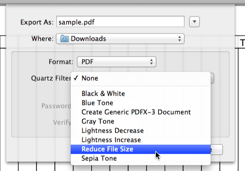 Quartz Filter application