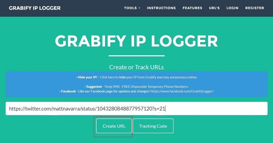 grabify create URL