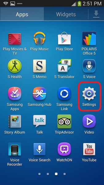 settings apps icon