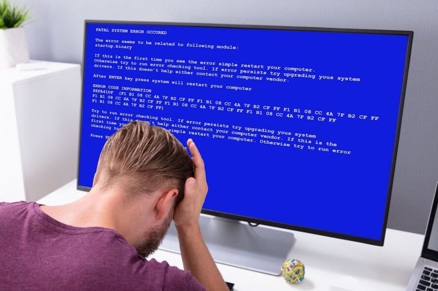 Computer programs crash