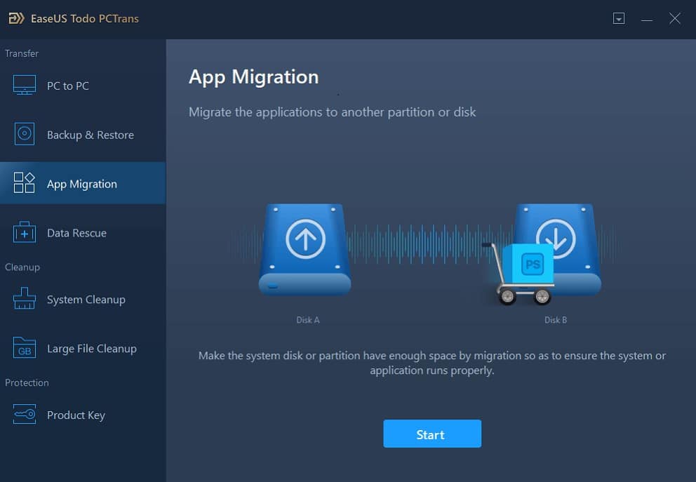 EaseUS App Migration