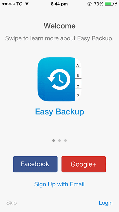 Easy Backup application