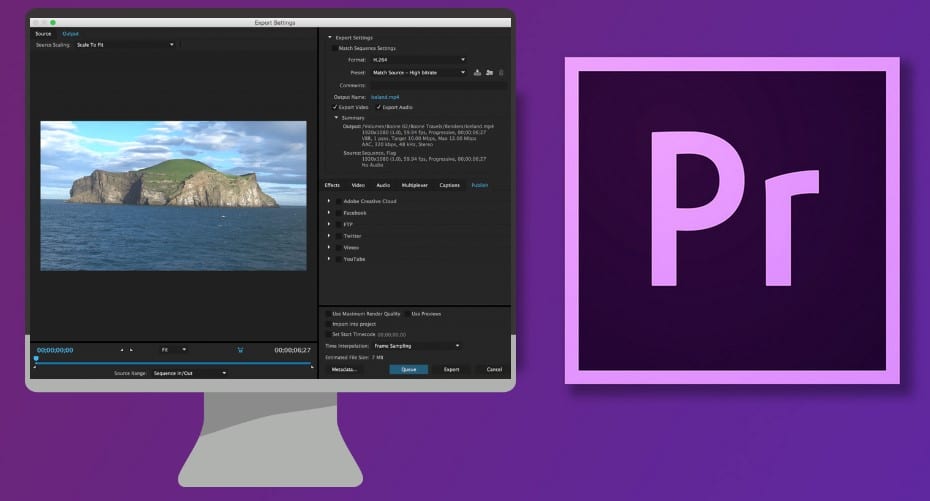 Export Video from Premiere Pro