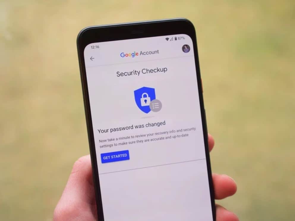 Update your device password