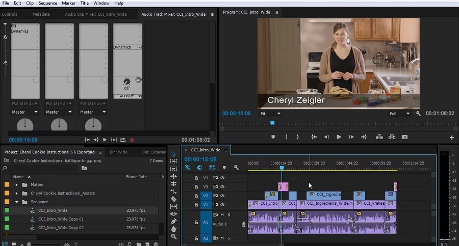 exporting Adobe Premiere Pro