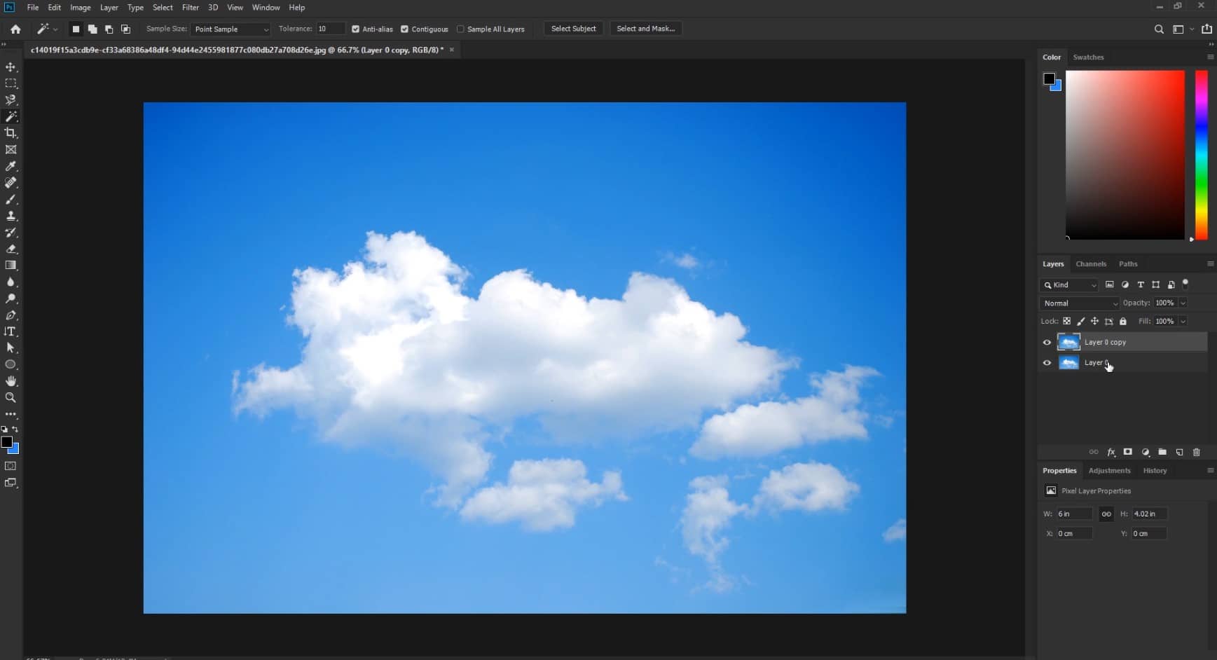 select cloud image
