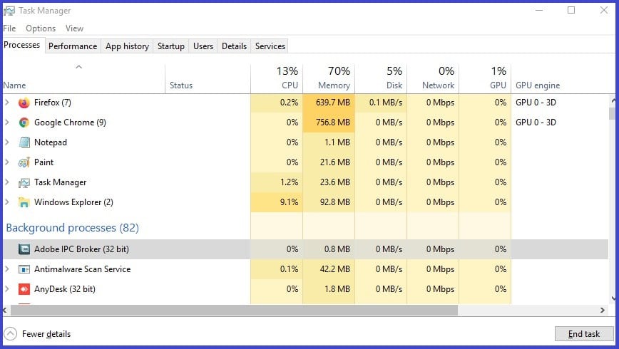 task manager