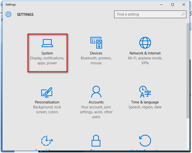 windows system settings icon