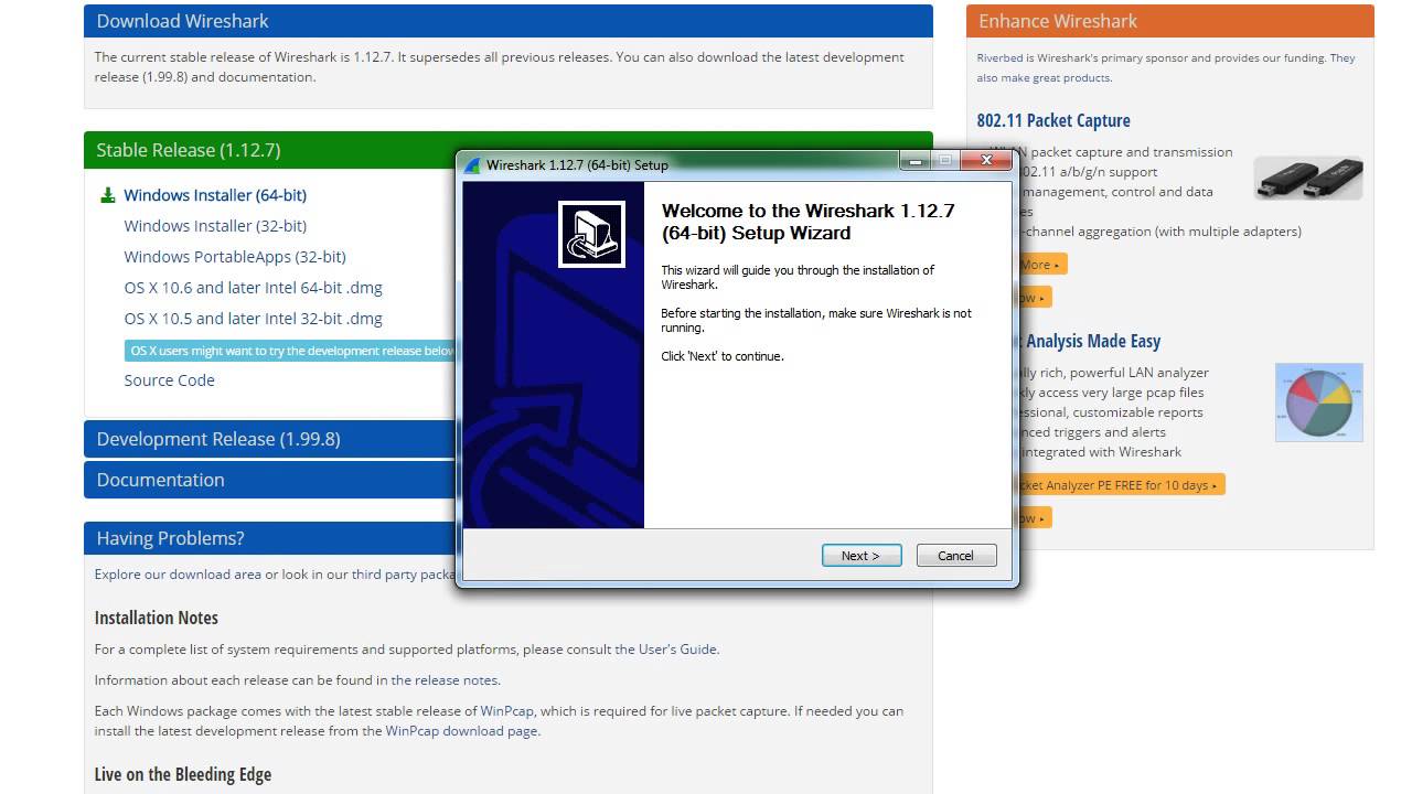 Install Wireshark