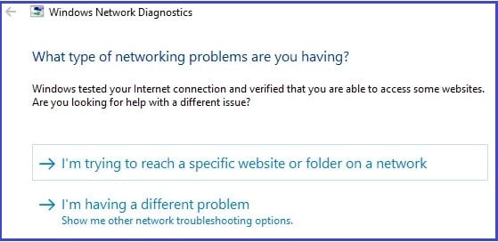 Network diagnostics tool
