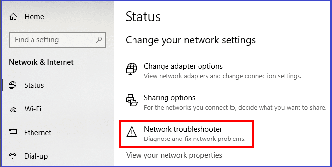 network-troubleshooter