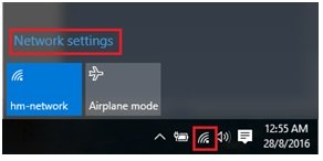 windows10 network settings