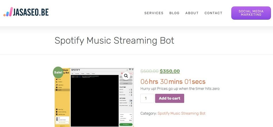 Spotify Plays Generator Bot