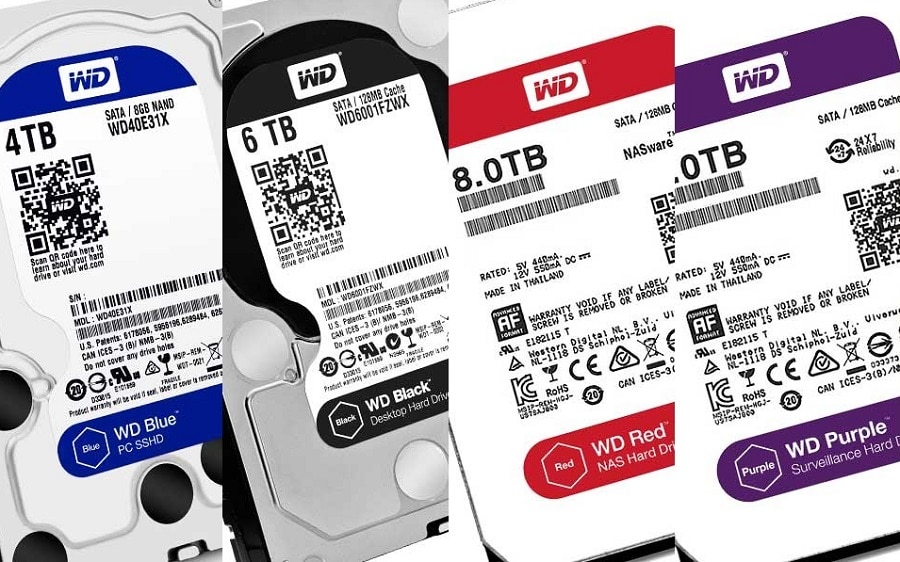 hdd Storage Capacities