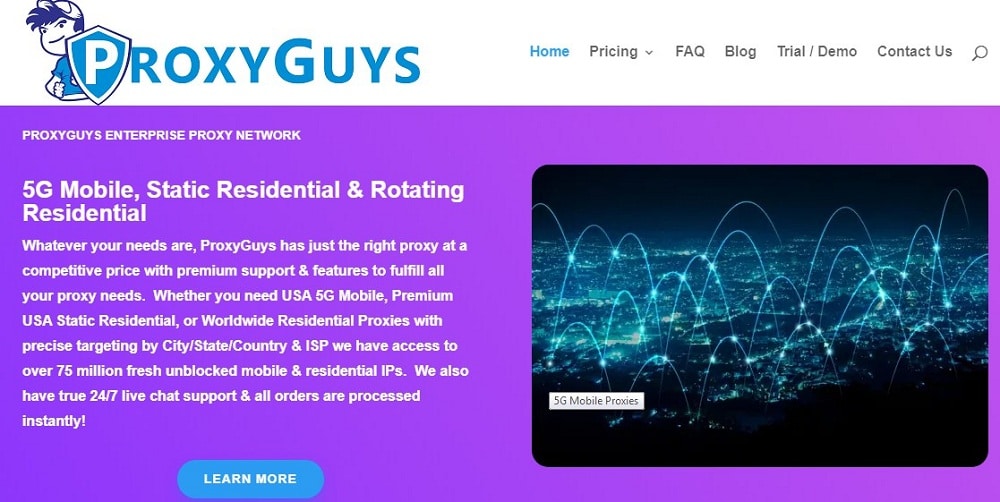ProxyGuys Homepage