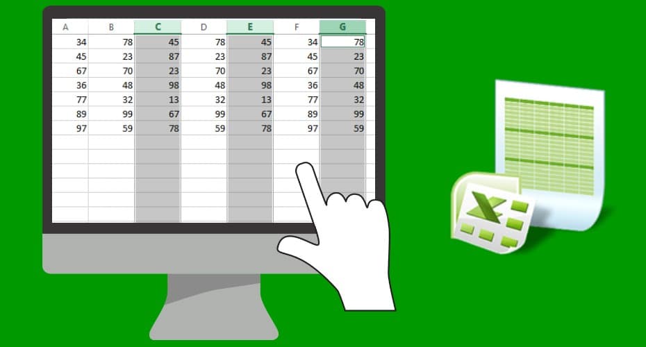 How To Select Multiple Rows In Excel Mac