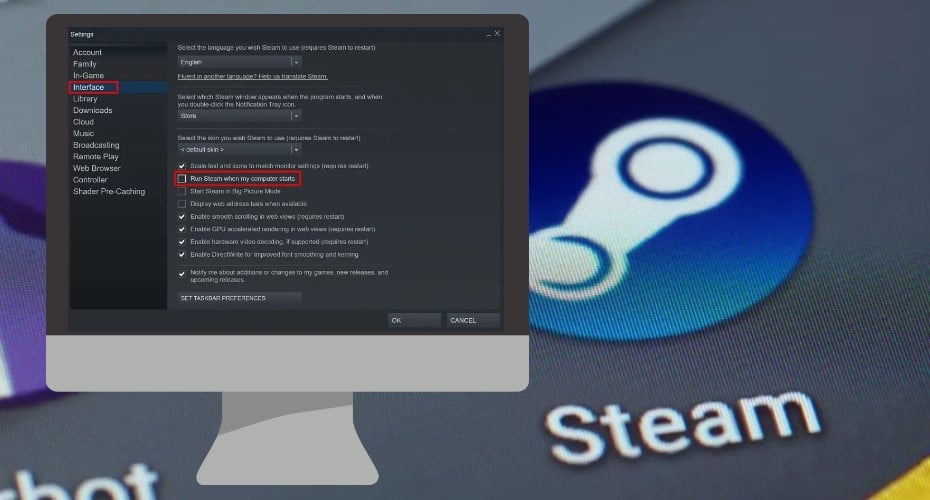 How to Stop Steam from Opening on Startup