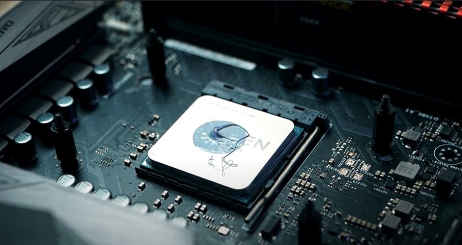 thermal paste has covered most areas