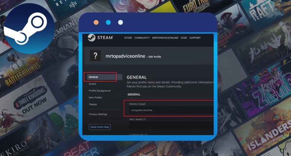 How To Change your Steam Account Name