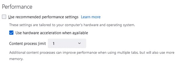 Content Process Limits