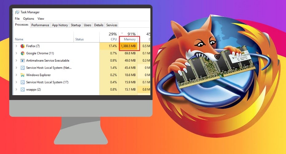 Firefox Using Too Much Memory