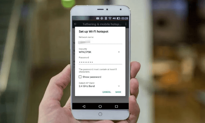Hotspot on Android