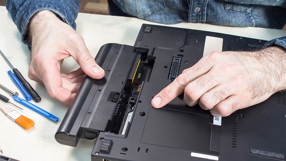 Replace the laptop Battery