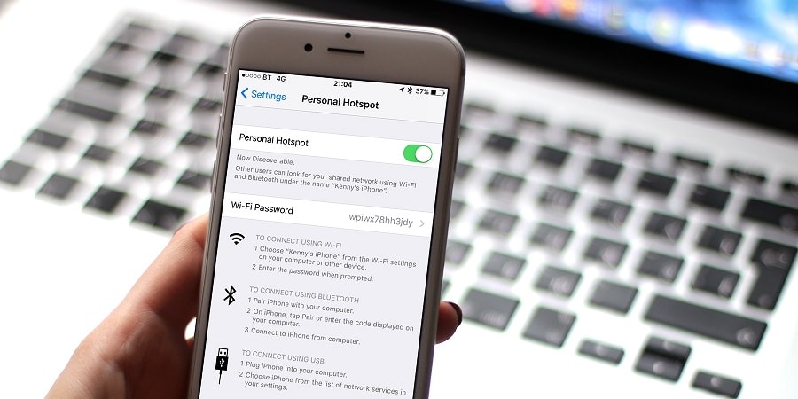 Set a Hotspot on an iPhone