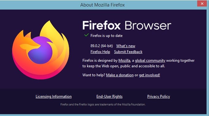 Update Firefox Version