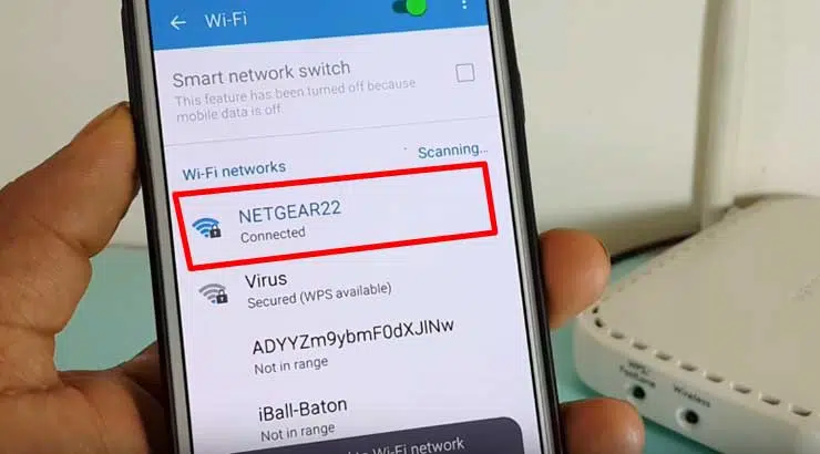  połączenie WiFi bez hasła