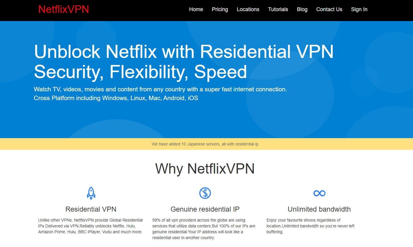 netflixvpn homepage