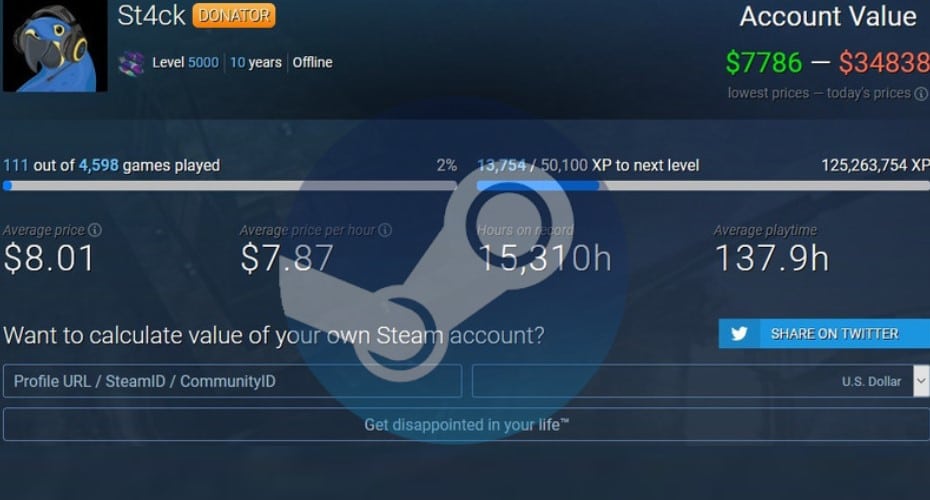 How Much is My Steam Account Worth