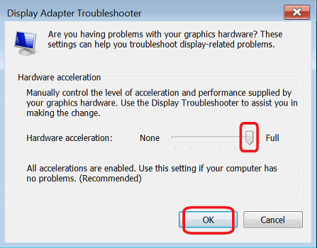 Display Adapter Troubleshooter