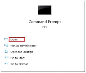 you can search for Command Prompt