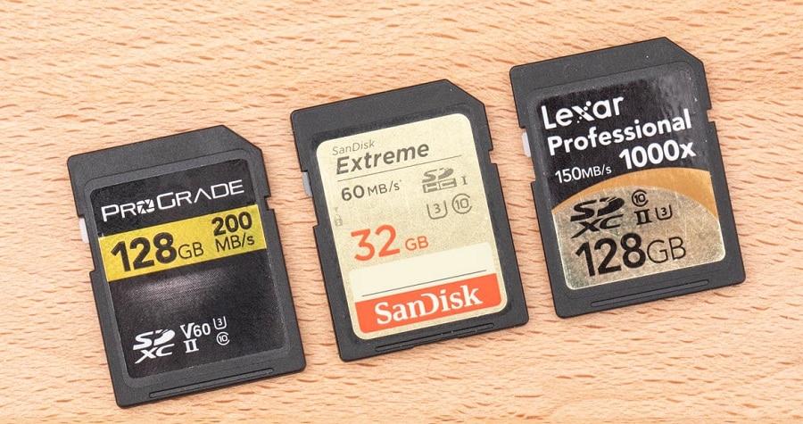 SD cards speed