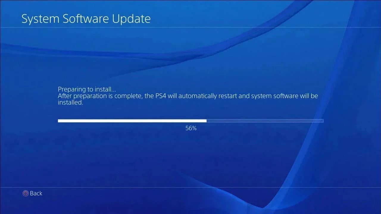 Update Ps4 firmware