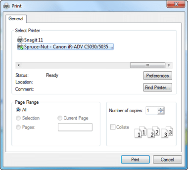 Bitlocker recovery key printed